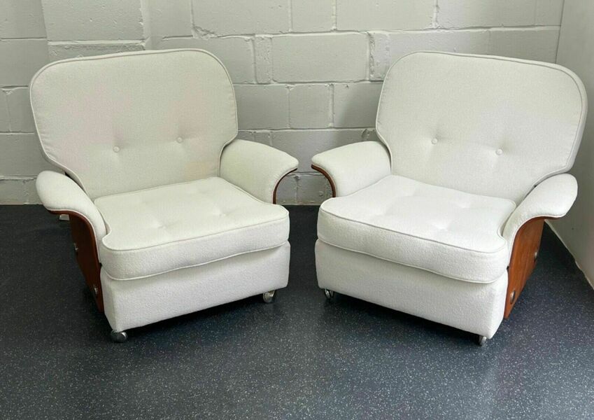 Midcentury g plan armchairs rare "tulip seating group" vintage – A rare vintage treasure