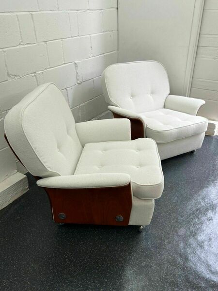 Midcentury g plan armchairs rare "tulip seating group" vintage – A rare vintage treasure