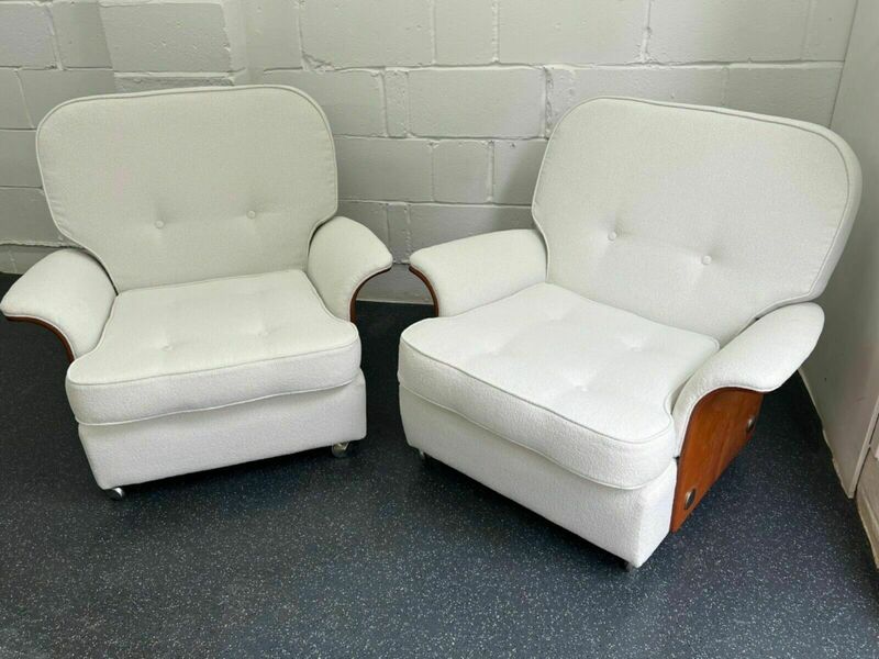 Midcentury g plan armchairs rare "tulip seating group" vintage – A rare vintage treasure