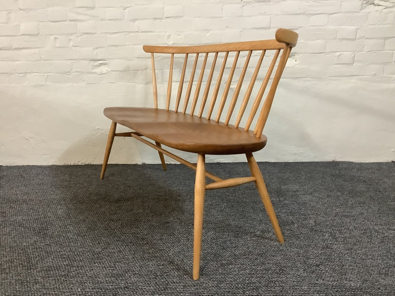 Ercol windsor 349 love seat in light finish. – A rare vintage treasure
