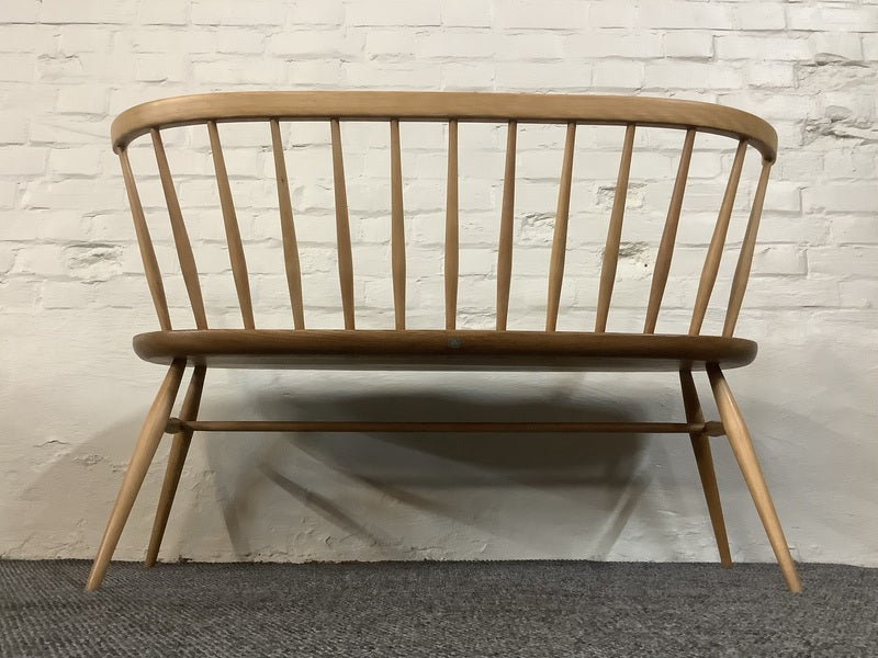 Ercol windsor 349 love seat in light finish. – A rare vintage treasure