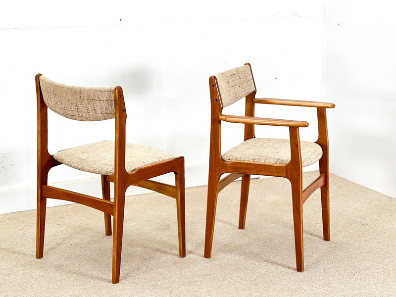 A set of 4 erick buch chairs, 1960s – A rare vintage treasure